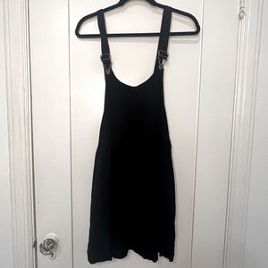 Xhilaration (Target line) Skirt Overalls with Pockets in Black